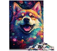 Puzzle 1000 piezas para adultos Cielo estrellado Perro Juguetes de Entretenimiento Familiar 50x70cm Anti-Stress Vacaciones en Casa Matar Tiempo