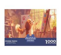 Puzzle 1000 Piezas para Adultos con Animales Expresivos - Puzzles 1000 Piezas Que Cuentan Una Historia, Un Escape Creativo del Estrés 38x26cm/1000pcs