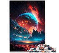 Puzzle 1000 piezas para adultos Cosmic Planet Show Brain Teaser Game 26x38cm Mejorar el amor entre parejas para adolescentes de 14 años y mayores