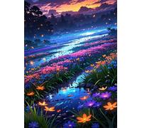 Puzzle 1000 Piezas para Adultos - Flores Ríos | Rompecabezas de 75x50 cm | Juego de Mesa Creativo, Regalos para Hombres/Mujeres
