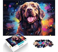 Puzzle 1000 piezas para adultos Golden Retrievers rompecabezas rompecabezas 26x38cm Mejorar el amor entre parejas para adolescentes de 14 años y más
