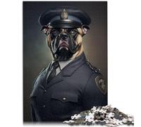 Puzzle 1000 piezas para adultos Jefe de Policía Woof Toys Juegos educativos Alivio del Estrés Interacción Padre-Hijo 19.7 pulgadas x 29.5" para 14 años
