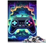 Puzzle 1000 piezas para adultos Juego de rompecabezas de neón Juego de prueba 38x52cm Desafío de inteligencia cerebral Juguetes adictivos para adolescentes a partir de 14 años