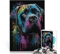 Puzzle 1000 piezas para adultos, juguete educativo Labrador, 50 x 75 cm, con póster y hoja de preguntas y respuestas.