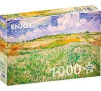 Puzzle 1000 Piezas para Adultos - Llanura Cerca de Auvers, Van Gogh | Acabado Mate antirreflejos | Puzzle Divertido y exigente | 68 x 48 cm Enjoy