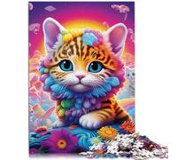 Puzzle 1000 piezas para adultos Magic Art Cat juguete educativo antiestrés 26 x 38 cm juego educativo para cumpleaños y Navidad