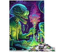 Puzzle 1000 piezas para adultos monstruo extraterrestre juegos juguetes regalo 50x70cm cumpleaños y regalos únicos para adolescentes de 14 años y más