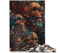 Puzzle 1000 piezas para Adultos Morada de la Muerte Juego Educativo Juguete de Desafío 26x38cm Colección de Artistas Bellas Artes para Los 14 Años y Más
