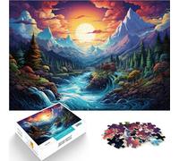 Puzzle 1000 piezas para adultos Paisaje de montaña Fantástico juego familiar para y rompecabezas estimulante y juego familiar de 19,7 pulgadas x 29,5 pulgadas para adolescentes 14+