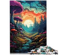 Puzzle 1000 piezas para adultos Paisaje Fantástico bajo el atardecer Juego estimulante Juguetes Excelente Regalo 14.96 pulgadas x 20.47 pulgadas para Adolescente Edad 14 Años y Más