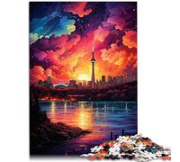 Puzzle 1000 piezas para adultos paisajes famosos del mundo entero, juegos educativos decoración del hogar rompecabezas 26x38 cm Cumpleaños y regalos únicos