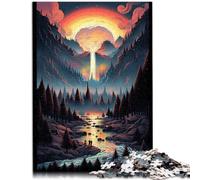 Puzzle 1000 piezas para adultos Parque Nacional de Yellowstone EE.UU. Juguete educativo intelectual descomprimiendo Excelente regalo 19.7" x 29.5"