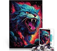 Puzzle 1000 piezas para adultos Puzzle Animal Lynx para regalos 26x38cm Juego educativo para cumpleaños Navidad para adolescentes de 14 años y más