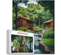 Puzzle 1000 Piezas para Adultos, Puzzle Jardín Obra de Arte de Juego de Rompecabezas para Adultos, Caer Rompecabezas DIY para Colgar el Puzzles una Vez Finalizado a Partir de 14 Años, Regalos D-636
