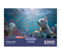 Puzzle 1000 Piezas para Adultos Que Evoca Sonrisas con Animales - Puzzles 1000 Piezas con Acabado Mate Anti-Reflejos, 52x38cm/1000pcs