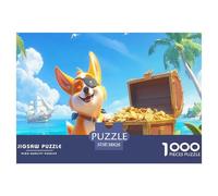 Puzzle 1000 Piezas para Adultos Que Evoca Sonrisas con Animales - Puzzles 1000 Piezas con Acabado Mate Anti-Reflejos, 38x26cm/1000pcs