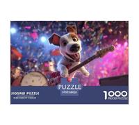 Puzzle 1000 Piezas para Adultos Que Evoca Sonrisas con Animales - Puzzles 1000 Piezas con Acabado Mate Anti-Reflejos, 38x26cm/1000pcs