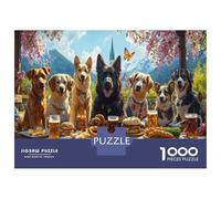 Puzzle 1000 Piezas para Adultos Que Evoca Sonrisas con Animales - Puzzles 1000 Piezas con Acabado Mate Anti-Reflejos, 52x38cm/1000pcs