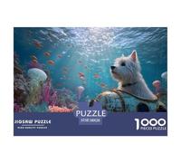Puzzle 1000 Piezas para Adultos Que Evoca Sonrisas con Animales - Puzzles 1000 Piezas con Acabado Mate Anti-Reflejos, 38x26cm/1000pcs