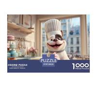 Puzzle 1000 Piezas para Adultos Que Evoca Sonrisas con Animales - Puzzles 1000 Piezas con Acabado Mate Anti-Reflejos, 38x26cm/1000pcs