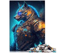 Puzzle 1000 piezas para adultos Space Marine Wolves DIY Puzzle Toys para es ideal como regalo para toda la familia 14.96 pulgadas x 20.47 pulgadas para adolescentes de 14 años y mayores