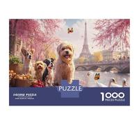 Puzzle 1000 Piezas para Adultos - Tema: Animales Cómicos Y Adorables, Puzzles 1000 Piezas De Gran Tamaño para Una Experiencia Inmersiva 70x50cm/1000pcs
