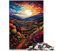 Puzzle 1000 piezas para adultos Valle del Duero para regalos Puzzle 26 x 38 cm Regalo de cumpleaños Regalos decoración de pared para adolescentes a partir de 14 años