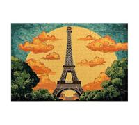 Puzzle 1000 Piezas Paris Puzzles Vintage Medidas 75x50cm Rompecabezas para Adultos Entretenimiento Creativo, Divertido Clásico Rompecabezas Juguetes Educativos Decor Regalos Originales para Mujer B-64