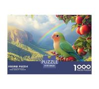 Puzzle 1000 Piezas ParrotJuego Educativo Entretenimento Multicolor Cute Little PájaroRegalo Creativo para La Relajación para Adultos Y Niños 38x26cm/1000pcs