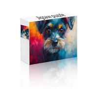 Puzzle 1000 Piezas Perro, Obra de Arte de Juegos de Puzzle Sueño, Juegos Divertidos Dificultad del Desafío Rompecabezas Adultos, Entretenimento Decoración Hogar Regalos Creativos Juguetes 4 Años Z-9