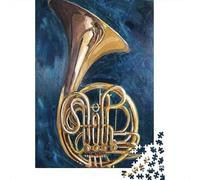 Puzzle 1000 Piezas Pittura Corno Francese Rompecabezas 38x26cm/1000pcs Regalos para Adultos Y Niños Cartón 100% Reciclado Juegos Únicos De Desafío