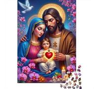 Puzzle 1000 Piezas Pittura Della Santa Famiglia Rompecabezas 38x26cm/1000pcs Regalos para Adultos Y Niños Cartón 100% Reciclado Descompresión