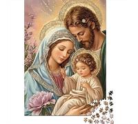 Puzzle 1000 Piezas Pittura Della Santa Famiglia Rompecabezas 52x38cm/1000pcs Regalos para Adultos Y Niños Cartón 100% Reciclado Descompresión