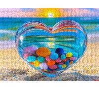 Puzzle 1000 Piezas playa Amar | Rompecabezas Adultos 75x50 cm | Puzzle XXL Expertos | Rompecabezas Jigsaw para Adultos | Un Divertido Y Desafiante Decorar Toda Familia | Mujer y Hombres Regalo s7h-375