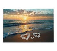 Puzzle 1000 Piezas, Puzzle Amar con Caja para Adultos, DIY Paisaje Rompecabezas Madera para Adultos, 1000 Piezas Rompecabezas Desafiante, para Decoracion Hogar, Regalo Mujer, Regalo Hombres, -3516