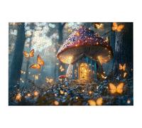 Puzzle 1000 Piezas, Puzzle Misterio con Caja para Adultos, 1000 Piezas Rompecabezas Adultos, Champiñón Rompecabezas Madera Desafiante para Decoración Hogar y Paredes, Regalo Mujer/Hombre, -7109