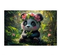 Puzzle 1000 Piezas, Puzzle Panda con Caja para Adultos, Animales Rompecabezas Madera, Rompecabezas Desafiante para Toda la Familia, Puzzles para Decoracion Hogar, Regalo Mujer, Regalo Hombres, -3679