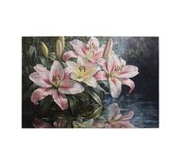 Puzzle 1000 Piezas, Puzzles Paisaje, 75x50cm, Rompecabezas Adultos Obra de Arte de Juego, Rompecabezas Madera, Colorido Juego de Habilidad para Toda la Familia, Regalos para Mujer Lirio p-155