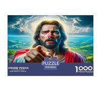 Puzzle 1000 Piezas Religión Jesús Adultos Niños Paisaje Vivo Espiritual Juego Familia Difícil Juego Educativo Antiestrés 38x26cm