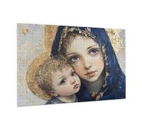 Puzzle 1000 Piezas Religión Puzzle Mujer Rompecabezas DIY Con Caja de Regalo,Pasatiempo Creativo,Regalos Originales para Mujer,Juego Familiar Actividades Creativas, Wall Decoration 75 x 50 cm -2358Y
