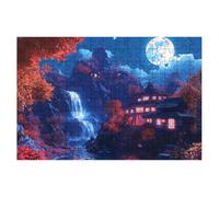 Puzzle 1000 Piezas, Rompecabezas Adultos Paisaje, Puzzles Adultos Japón, Puzzle Madera Desafiante para Toda la Familia, Clásico Rompecabezas con Caja Regalo, Regalos Originales para Hombre -1729