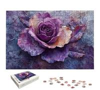 Puzzle 1000 Piezas Rosa para Adultos, Puzzle Flor de Madera con Caja Regalo para Adultos, Rompecabezas Desafiante para Toda la Familia, Rompecabezas para Regalo Mujer/Hombre, Home Decoration, -6397