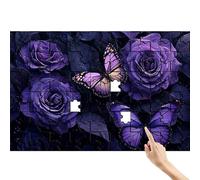 Puzzle 1000 Piezas Rosa, Rompecabezas Adultos, Juegos Educativos Familiares, Desafía el Puzzle Animal Creativo, Conjunto Colorido e Interesante con Caja para Regalo Mujer Decoracion Habitacion Q-2
