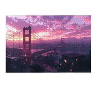 Puzzle 1000 Piezas San Francisco, Puzzle Paisajes para Adultos, Rompecabezas Desafiante para Adultos, Rompecabezas Madera para Toda la Familia, Puzzles con Caja para Decoracion Hogar, Regalos, -8870