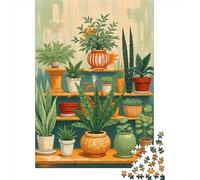 Puzzle 1000 Piezas Scaffale per impianti interni Rompecabezas 70x50cm/1000pcs Regalos para Adultos Y Niños Cartón 100% Reciclado Descompresión