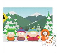 Puzzle 1000 Piezas South_Park para Adultos Y Adolescentes - Rompecabezas De Madera Premium Cartoon, Juego De Lógica Creativo, Idea 500pcs (52x38cm)