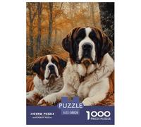 Puzzle 1000 Piezas St. Bernard, Desafío, Juguete Entretenimento Multicolor Pet Dog Regalo, Diversión Clásicos para Adultos Y Niños A Partir De 12 Años 38x26cm/1000pcs