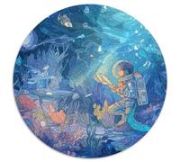 Puzzle 1000 Piezas Submarino Arte Representación Vibrante De La Vida Marina. Piezas Interbloqueantes De Cartón Grueso. Ideal para Regalar, Decorar Y Disfrutar En Grupo.