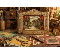 Puzzle 1000 Piezas Teatro Papel Vintage Madera