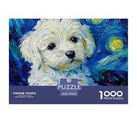 Puzzle 1000 Piezas Terrier Blanco de West Highland, Desafío, Juguete Entretenimento Multicolor Cute Pets Regalo, Diversión para Adultos Y Niños 70x50cm/1000pcs